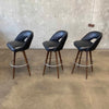 Set of 3 Mid Century Bar Stools