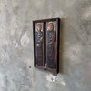 Vintage Embossed Copper Monks Plaque