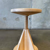 Hem Adjustable "Stool Rocket" In Solid Ash By Karoline Fesser