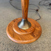 Pair of Oak Mid Century Floor Lamp