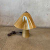 Contemporary Glass Mushroom Table Lamp