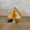 Contemporary Glass Mushroom Table Lamp