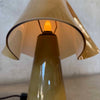 Contemporary Glass Mushroom Table Lamp