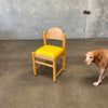 Hank Loewenstein Style Padova Chair With Yellow Leather