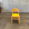 Hank Loewenstein Style Padova Chair With Yellow Leather