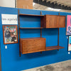 Mid Century Cado Wall Unit With Key "Royal System" Two-Bay By Poul Cadovius