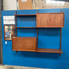 Mid Century Cado Wall Unit With Key "Royal System" Two-Bay By Poul Cadovius