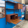 Mid Century Cado Wall Unit With Key "Royal System" Two-Bay By Poul Cadovius