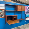 Mid Century Cado Wall Unit With Key "Royal System" Two-Bay By Poul Cadovius