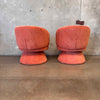 Pair of Makeva Swivel Lounge Chairs By Article