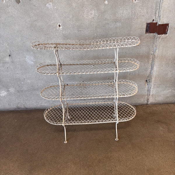 Vintage Iron & Wire Three Tier Plant Stand