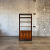 Mid Century Walnut & Rosewood Inlay Shelf Cabinet