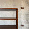 Mid Century Walnut & Rosewood Inlay Shelf Cabinet