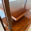 Mid Century Walnut & Rosewood Inlay Shelf Cabinet