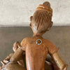 Pair Of Asian Vintage Hand Carved Wall Decor Musicians