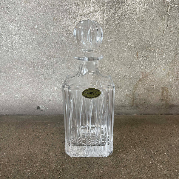 Block Crystal Decanter