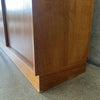 Modern Danish Bookcase with Drop Front Desk - With Working Lights & Key