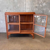 Early 20th Century Rustic Art Deco Display Cabinet