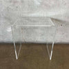 Vintage Lucite Side Table #1