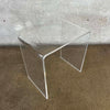 Vintage Lucite Side Table #1