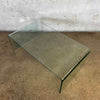 Vintage Bent Glass Coffee Table