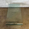 Vintage Bent Glass Coffee Table