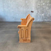 Vintage Oak Church Pew Bench