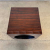 Rosewood Cube Side Table