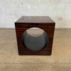 Rosewood Cube Side Table