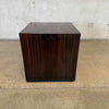 Rosewood Cube Side Table