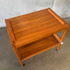 BL-Mobler Teak Bar Cart With Serving Tray