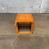 Nesting Oak Cube Tables By Kai Kristiansen