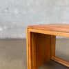 Nesting Oak Cube Tables By Kai Kristiansen