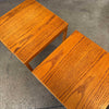 Nesting Oak Cube Tables By Kai Kristiansen