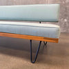 Mid Century Iron & Wood Day Bed Sofa