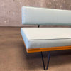 Mid Century Iron & Wood Day Bed Sofa