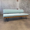 Mid Century Iron & Wood Day Bed Sofa