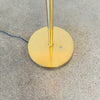 Mid Century Brass & Glass Floor Lamp By Koch & Lowy