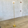 Mid Century Brass & Glass Floor Lamp By Koch & Lowy