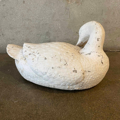 Vintage Cement Duck