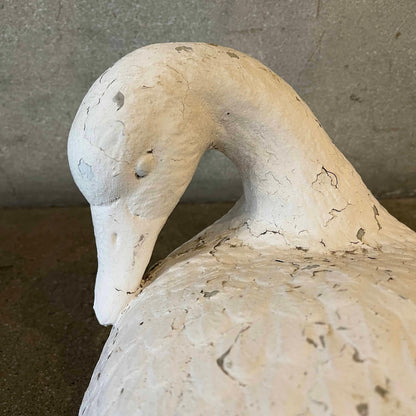 Vintage Cement Duck
