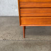 Danish Modern Four Drawer Teak Chest Circa 1960