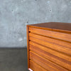 Danish Modern Four Drawer Teak Chest Circa 1960