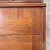 American of Martinsville Walnut Five Drawer Tall Boy