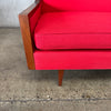 Mid Century Modern Sofa With Walnut Frame