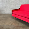 Mid Century Modern Sofa With Walnut Frame