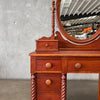 Traditional Vintage Cherry Wood Vanity / Desk By Willett