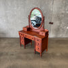 Traditional Vintage Cherry Wood Vanity / Desk By Willett