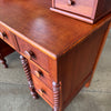 Traditional Vintage Cherry Wood Vanity / Desk By Willett