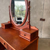 Traditional Vintage Cherry Wood Vanity / Desk By Willett